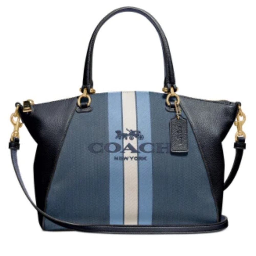 CoachHORSE AND CARRIAGE JACQUARD PRAIRIE SATCHEL